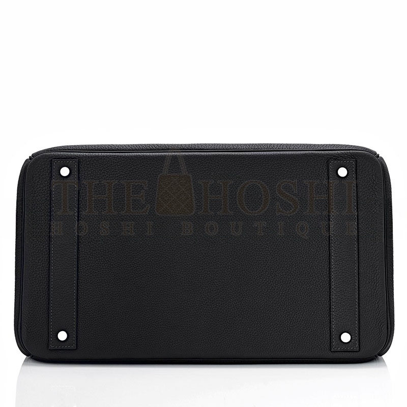 H**me5 HAC BIRKIN 40 BLACK TOGO PALLADIUM BAG (40*38*24cm) Master Quality